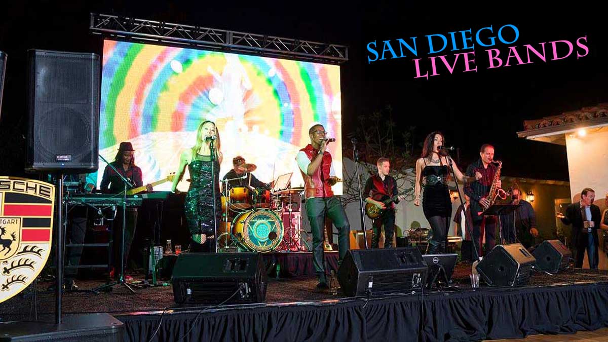 Shades of Blue Performs at a Party in Southern California